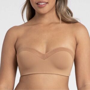 All You Lively Viral Seamless Strapless Tan Bra